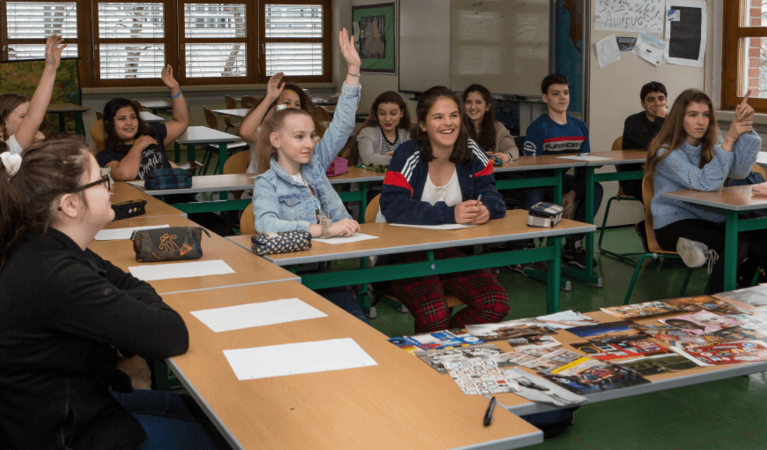 Author and peace activist Deborah Ellis visited VIS