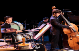 VIS Student playing Cello at VIS Concert